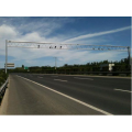 Tipo de marco de tráfico de carreteras Tipo de monitor galvanizado Pole